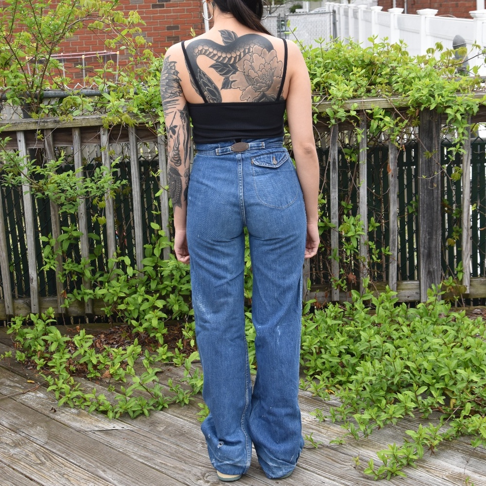 ❌SOLD❌1970s Levi Strauss High Waisted Jeans - Picture 2 of 6